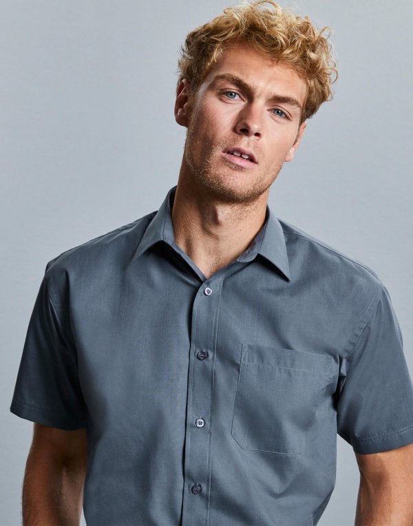 Cămașă Mânecă Scurtă Poplin, Russell
