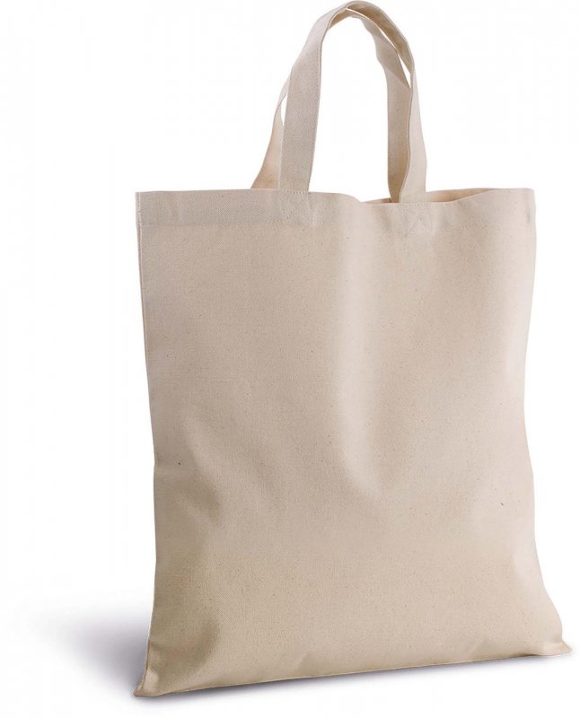Sacosa Canvas Bumbac, Manere Scurte