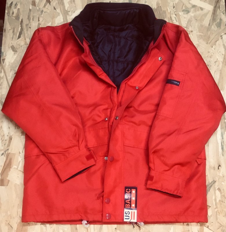 Jacheta 3 in 1, US Basic, Rosu / Navy